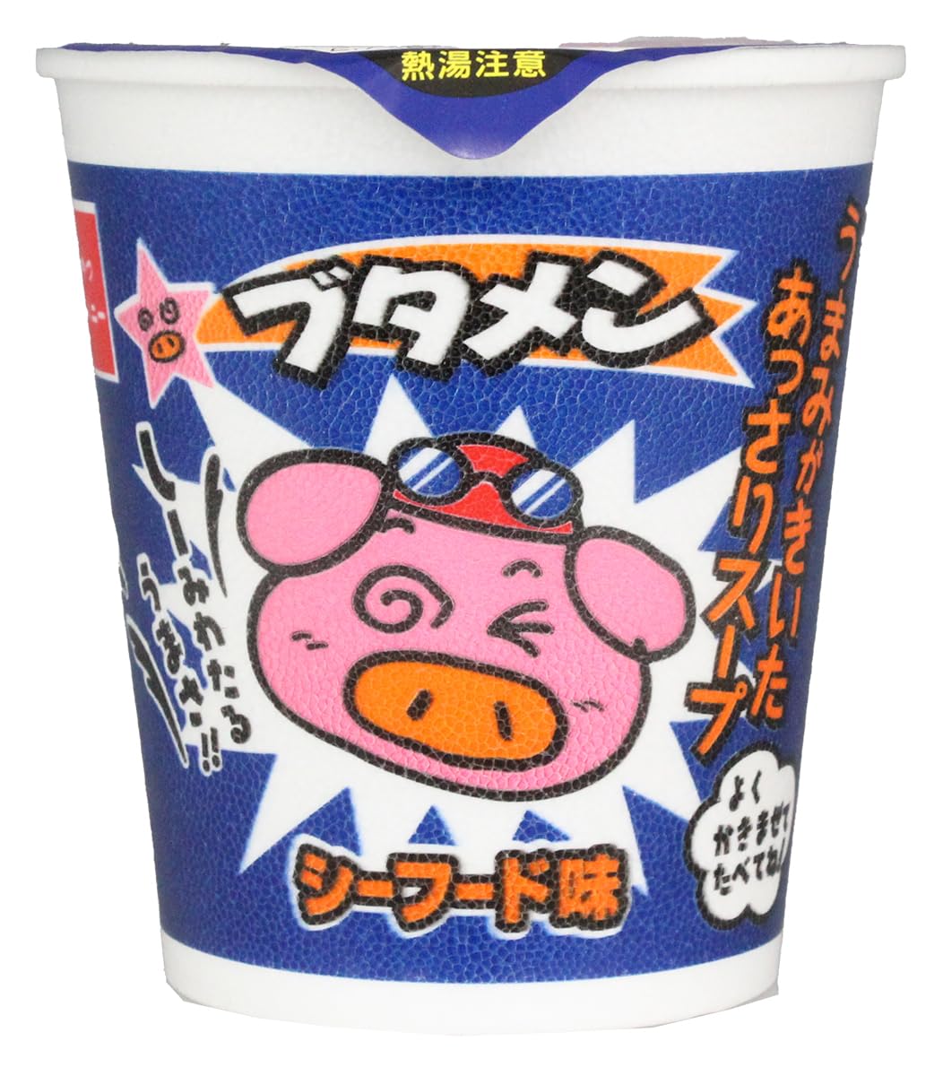 Amazon.co.jp: おやつカンパニー (公式)ブタメン シーフード味 35g×15